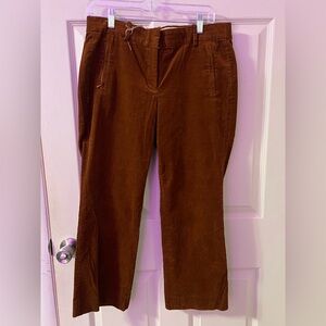 J. Crew Sammie Straight Leg Crop
Corduroy Pant Size 8